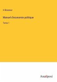 Manuel d'economie politique