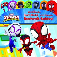 Marvel Spidey und seine Super-Freunde - Verrückte Such-Bilder mit Klappen - Such mit Spidey! - Pappbilderbuch mit 20 Klappen - Wimmelbuch für Kinder ab 18 Monaten - Phoenix International Publications Germany GmbH