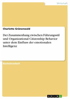 Der Zusammenhang zwischen Führungsstil und Organizational Citizenship Behavior unter dem Einfluss der emotionalen Intelligenz (eBook, PDF)