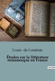 Études sur la littérature romanesque en France