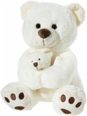 Heunec 504851 - BAER beige mit Baby, 25 cm Heunec 504851 - BAER beige mit Baby, 25 cm