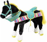 Heunec 730472 - KARUSSELPFERD schwarz mit Sound, 75 cm Heunec 730472 - KARUSSELPFERD schwarz mit Sound, 75 cm
