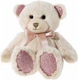 Heunec 134065 - BÄR PEARLIE 'Taupie' mit Rosé-Schleife klein, 18 cm Heunec 134065 - BÄR PEARLIE 'Taupie' mit Rosé-Schleife klein, 18 cm
