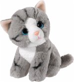 Heunec 276079 - MISANIMO Mini-Mi Katze grau, 14 cm