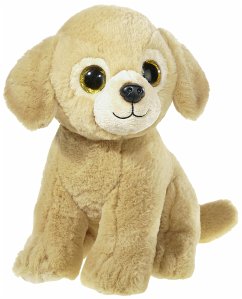 Heunec 236073 - MISANIMO Golden Retriever mit Glitzeraugen, 23 cm