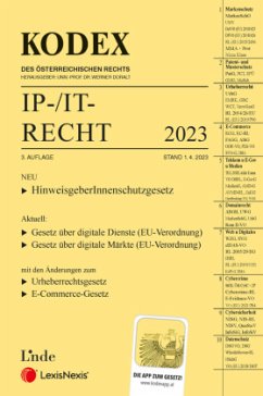 Cover KODEX IP-/IT-Recht 2023 - inkl. App