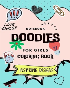 Notebook Doodles For Girls - Press, Mandala Printing