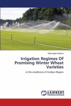 Irrigation Regimes Of Promising Winter Wheat Varieties