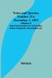 Notes and Queries, Number 214, December... - Bild 1