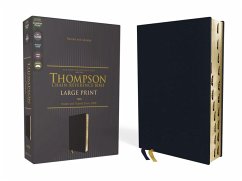 Nasb, Thompson Chain-Reference Bible, Large Print, Leathersoft, Navy, 1995 Text, Red Letter, Thumb Indexed, Comfort Print - Zondervan