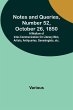 Notes and Queries, Number 52, October... - Bild 1