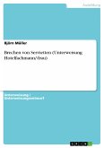 Brechen von Servietten (Unterweisung Hotelfachmann/-frau) (eBook, PDF)