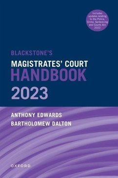 Blackstone's Magistrates' Court Handbook 2023 and Blackstone's Youths in the Criminal Courts (October 2018 Edition) Pack - Edwards, Anthony; Dalton, Bartholomew; Redhouse, Naomi; Ashford, Mark