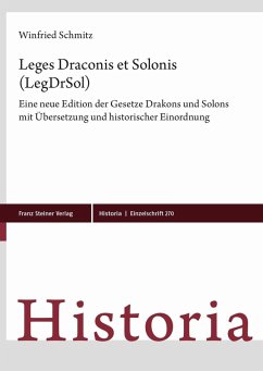 Leges Draconis et Solonis (LegDrSol) (eBook, PDF) - Schmitz, Winfried Leges Draconis et Solonis (LegDrSol) (eBook, PDF) - Schmitz, Winfried
