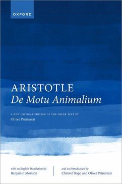 Aristotle, de Motu Animalium - Primavesi, Oliver; Rapp, Christof; Morison, Benjamin