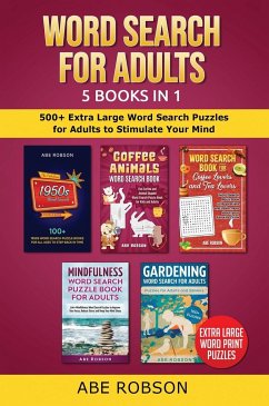 Word Search for Adults 5 Books in 1 - Robson, Abe