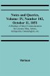 Notes and Queries, Vol. IV, Number 102,... - Bild 1