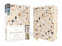 Niv, Journal the Word Bible (Perfect for Note-Taking), Cloth Over Board, Cream, Red Letter, Comfort Print - Zondervan