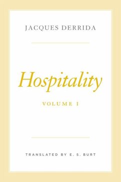 Hospitality, Volume I - Derrida, Jacques
