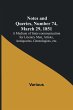 Notes and Queries, Number 74, March 29,... - Bild 1