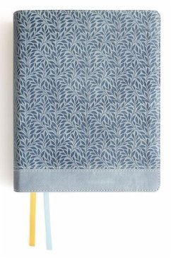 Cover Niv, Journal the Word Bible (Perfect for Note-Taking), Large Print, Leathersoft, Teal, Red Letter, Comfort Print
