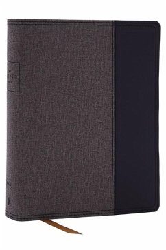 The Prayer Bible: Pray God's Word Cover to Cover (NKJV, Black/Gray Leathersoft, Red Letter, Comfort Print) - Nelson, Thomas