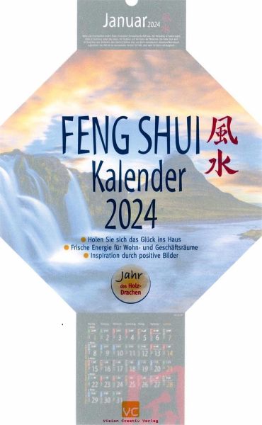 Feng-Shui-Kalender 2024 - Kalender portofrei bestellen