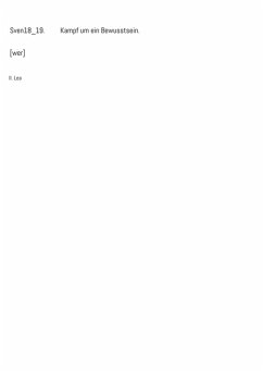 Cover Sven18_19. Kampf um ein Bewusstsein. [wer] (eBook, ePUB)