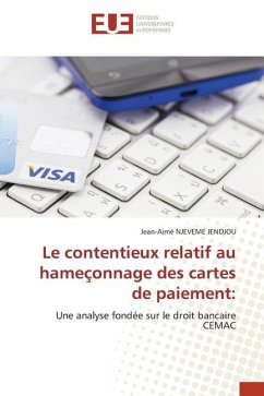 Le contentieux relatif au hameçonnage des cartes de paiement: - NJEVEME JENDJOU, Jean-Aimé
