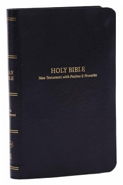 KJV Holy Bible: Pocket New Testament with Psalms and Proverbs, Black Leatherflex, Red Letter, Comfort Print: King James Version - Nelson, Thomas