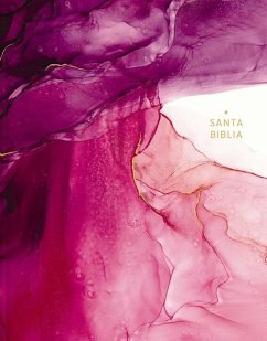 Cover Nbla, Santa Biblia, Edición Artística Ilustrada, Tapa Dura/Tela, Rosado, Palabras de Jesús En Rojo, Comfort Print
