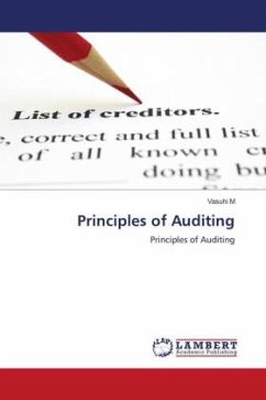 Principles of Auditing - M, Vasuhi