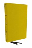 NKJV Holy Bible, Personal Size Large Print Reference Bible, Yellow, Genuine Leather, 43,000 Cross References, Red Letter, Comfort Print: New King James Version