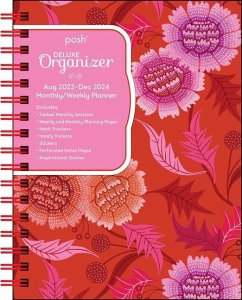 Posh: Deluxe Organizer 17-Month 2023-2024 Monthly/Weekly Softcover Planner Calen: Dahlia Days - Andrews Mcmeel Publishing
