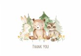 Baby Thank You Note Cards (14 Cards, 15 Self-Sealing Envelopes)