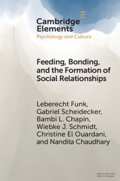 Feeding, Bonding, and the Formation of Social Relationships - Funk, Leberecht (Freie Universitat Berlin); Scheidecker, Gabriel (Freie Universitat Berlin); Chapin, Bambi L. (University of Maryland)