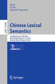 Chinese Lexical Semantics (eBook, PDF)