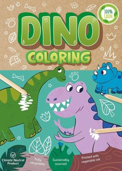 Dino Coloring: A Fully Recyclable Coloring Book - Igloobooks