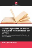 A educação das crianças em ajuda humanitária em África