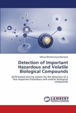 Detection of Important Hazardous and Volatile Biological Compounds - Bhattacharyya Banerjee, Mahuya