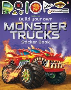 Build Your Own Monster Trucks Sticker Book - Tudhope, Simon