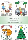 Malbuch Ausmalbilder - Vier Jahreszeiten