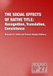 The Social Effects of Native Title:... - Bild 1