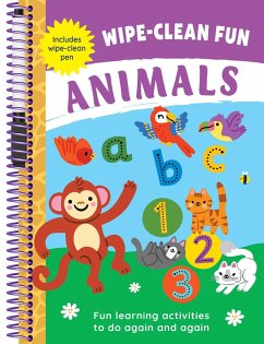 Wipe-Clean Fun: Animals: Fun Learning Activities with Wipe-Clean Pen - Igloobooks