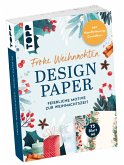 Design Paper A6 Frohe Weihnachten. Mit Handlettering-Grundkurs