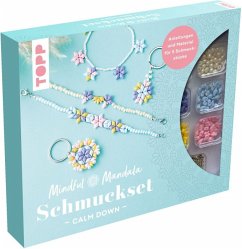 Mindful Mandala - Schmuckset Calm down. Mit Anleitung und Material für 5 Schmuckstücke