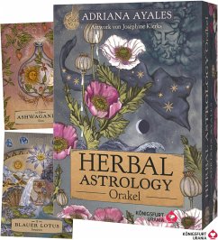 Herbal Astrology Orakel: 55 Karten mit Botschaften und Anleitungen - Ayales, Adriana;Klerks, Joséphine