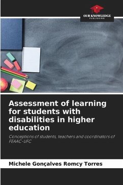 Assessment of learning for students with disabilities in higher education - Torres, Michele Gonçalves Romcy