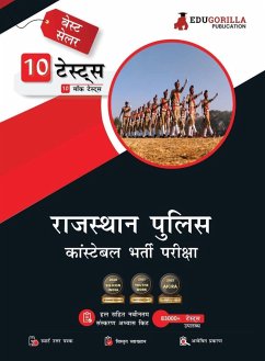 Rajasthan Police Constable Book 2023 (Hindi Edition) - 10 Full Length Mock Tests (1500 Solved Questions for Self Evaluation) with Free Access to Online Tests - Edugorilla Prep Experts