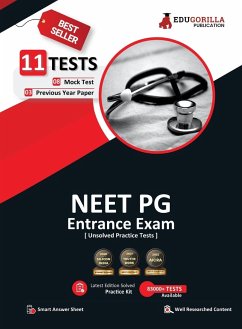 NEET PG Entrance Exam Preparation Book 2023 - 8 Mock Tests and 3 Previous Year Papers (3300 Unsolved Objective Questions) with Free Access To Online Tests - Edugorilla Prep Experts